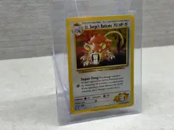 Lt. Surge's Raticate CLB 016/034 HOLO Classic Collection 2023 Pokemon Card - NM - Image 2