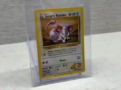 Lt. Surge's Rattata CLB 015/034 HOLO Classic Collection 2023 Pokemon Card - NM - Image 2