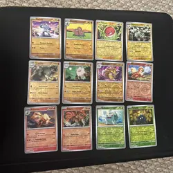 Pokemon 151 English Reverse Holo Bulk Card Lot 33 Unique Holos - Image 1