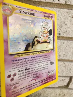 Pokemon TCG Slowking Neo Genesis Holo Rare Card 14/111 Unlimited - Image 1
