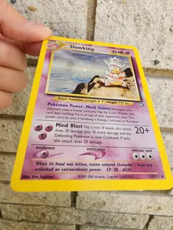 Pokemon TCG Slowking Neo Genesis Holo Rare Card 14/111 Unlimited - Image 4