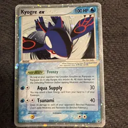 Kyogre ex 037 Promo Nintendo Promos Pokemon Card - Image 1