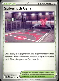 Pokemon Spikemuth Gym 169/182 Destined Rivals Non Holo Uncommon 2 Card Lot - Image 1