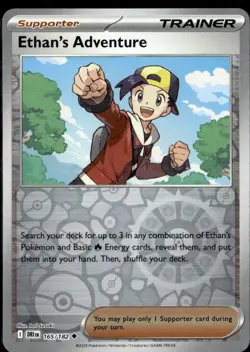 Pokemon Ethan’s Adventure 165/182 Destined Rivals Reverse Holo 2 Card Lot - Image 1