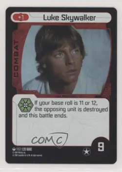 2007 Star Wars: Pocket Model Trading Card Game Luke Skywalker (Foil) #117 - Image 1