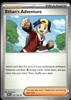 Pokemon Ethan’s Adventure 165/182 Destined Rivals Non Holo Uncommon 2 Card Lot - Image 1