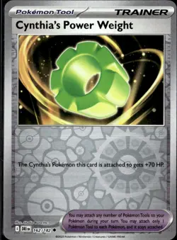 Pokemon Cynthia’s Power Weight 162/182 Destined Rivals Reverse Holo 2 Card Lot - Image 1