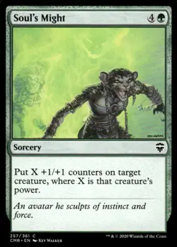 Soul's Might 257/361 Commander Legends MTG Magic the Gathering card - Image 1