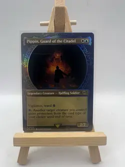 Pippin, Guard of the Citadel - MTG Lord Of The Rings - 0326 - Showcase FOIL Rare - Image 1