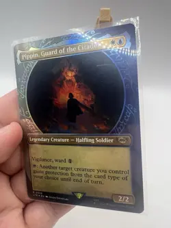 Pippin, Guard of the Citadel - MTG Lord Of The Rings - 0326 - Showcase FOIL Rare - Image 3