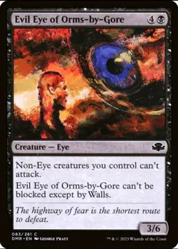 X 1 Evil Eye of Orms-by-Gore NM Dominaria Remastered 083 MTG Magic The Gathering - Image 1