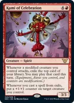 Kami of Celebration - Light Play MTG Commander: Kamigawa: Neon Dynasty - Image 1