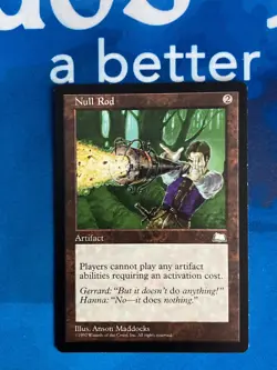 MTG Null Rod Weatherlight Moderately Played Magic the Gathering Reserved List - Image 1