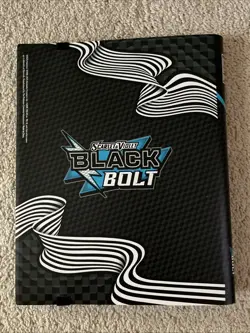 Pokemon Black Bolt White Flare Binder * BINDER ONLY* - Image 2