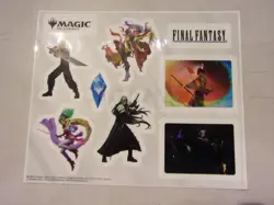 MTG: Final Fantasy promo Sticker Sheet - Image 1