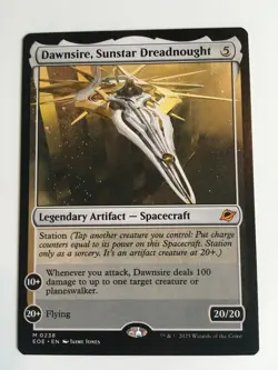 MTG Dawnsire, Sunstar Dreadnought NM Regular MTG Edge of Eternities - Image 1