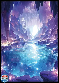 MTG Card Sleeves - Underground Sea - Fantasy Dual Lands Series - Ultra Clear - Image 1
