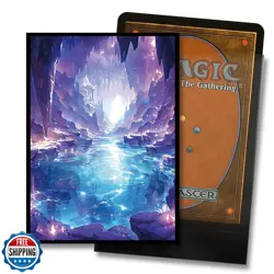 MTG Card Sleeves - Underground Sea - Fantasy Dual Lands Series - Ultra Clear - Image 2