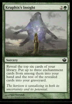 Kruphix's Insight Journey into Nyx MTG Magic the Gathering card - Image 1