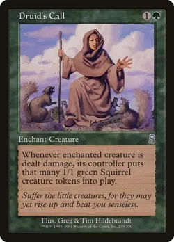 Druid's Call ODY HP MTG - Image 1