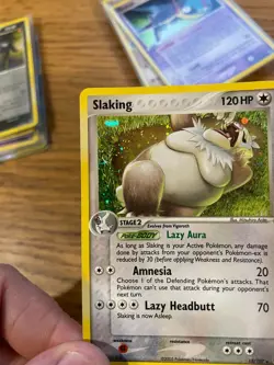 NM! Slaking (15/107) EX Deoxys Holo Pokemon Card! FAST & FREE P&P! - Image 3