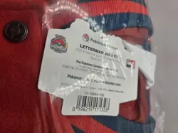 Pokemon Worlds 2025 Anaheim Exclusive Letterman Varsity Jacket 4XL NWT - Image 2