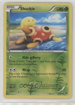 Shuckle Reverse Foil Pokemon XY Fates Collide #1 - Image 1