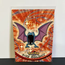 Golbat #42 Pokemon 1999 Topps TV Animation Edition Series 1 Black Logo - Image 1