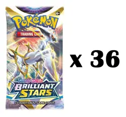 Lot Of 36 - Pokemon TCG Brilliant Stars Booster Packs - Box Equivalent Ship Fast - Image 1