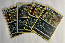 Tyranitar Holo Rare 043/078 Pokemon GO 2022 x4 Playset - Image 1