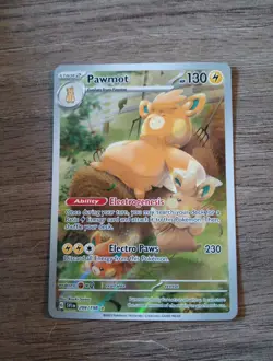 Pawmot 209/198 Pokemon Scarlet & Violet Base Set Holo Illustration Rare NM - Image 1