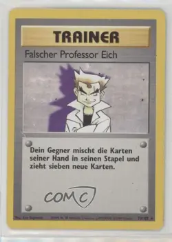 Imposter Professor Oak German Pokemon Base Set #73 1999 - Image 1
