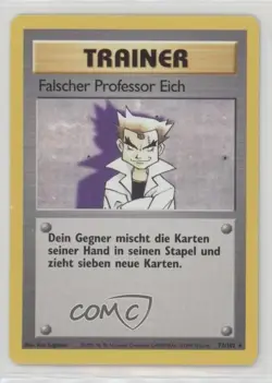 Imposter Professor Oak German Pokemon Base Set #73 1999 - Image 1