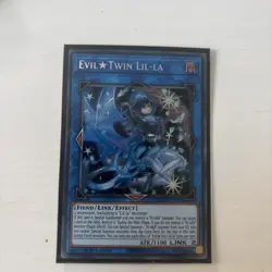 YUGIOH Secret Rare Evil Twin Lil-La BLCR-EN097 1st Edition - Image 1