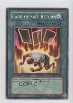 Card of Safe Return 1st Ed. YuGiOh Zombie Madness Structure Deck #SD2-EN018 2005 - Image 1