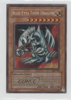 Blue-Eyes Toon Dragon Unlimited YuGiOh Magic Ruler Booster #MRL-000 2002 - Image 1