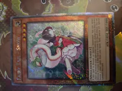 Yugioh | Fairy Tail - Snow | RA04 | Platinum Secret Rare | 1st Edition | NM - Image 1