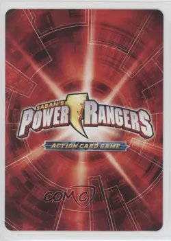 2013 Saban's Power Rangers - Action Card Game Red Mighty Morphin Ranger #1-068 - Image 2