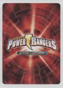 2013 Saban's Power Rangers - Action Card Game High Octane Megazord #1-027 - Image 2