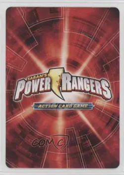 2013 Saban's Power Rangers - Action Card Game Black Mighy Morphin Ranger #1-072 - Image 2