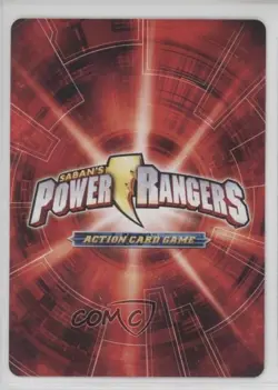 2013 Saban's Power Rangers - Action Card Game White Alien Ranger #4-109 - Image 2