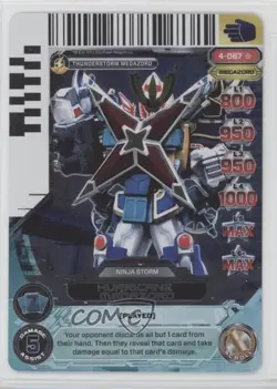 2013 Saban's Power Rangers - Action Card Game Hurricane Megazord #4-067 - Image 1