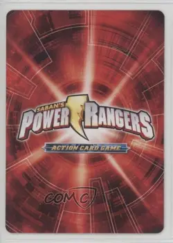 2013 Saban's Power Rangers - Action Card Game Red Mighty Morphin Ranger #4-110 - Image 2