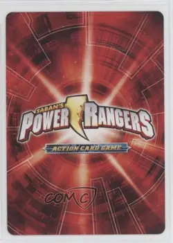 2013 Saban's Power Rangers - Action Card Game Yellow Mighy Morphin Ranger #1-074 - Image 2