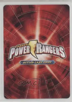 2013 Saban's Power Rangers - Action Card Game Green Samurai Ranger #1-015 - Image 2
