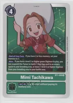 2020 Digimon Card Game - Release Special Ver 10 Mimi Tachikawa #BT1-089 - Image 1