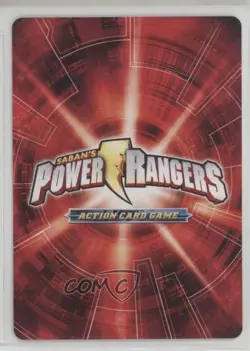 2013 Saban's Power Rangers - Action Card Game Red Megaforce Ranger #4-001 - Image 2