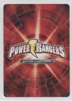 2013 Saban's Power Rangers - Action Card Game Blue Samurai Ranger #1-013 - Image 2