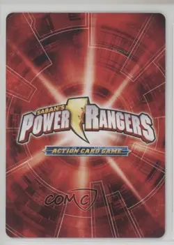 2013 Saban's Power Rangers - Action Card Game Red Alien Ranger #4-105 - Image 2