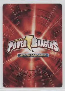 2013 Saban's Power Rangers - Action Card Game Red Samurai Ranger #1-012 - Image 2
